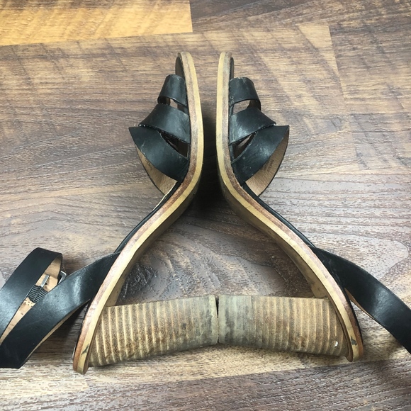 Madewell The Adler Strappy Block Heel Sandal Black - Picture 6 of 8